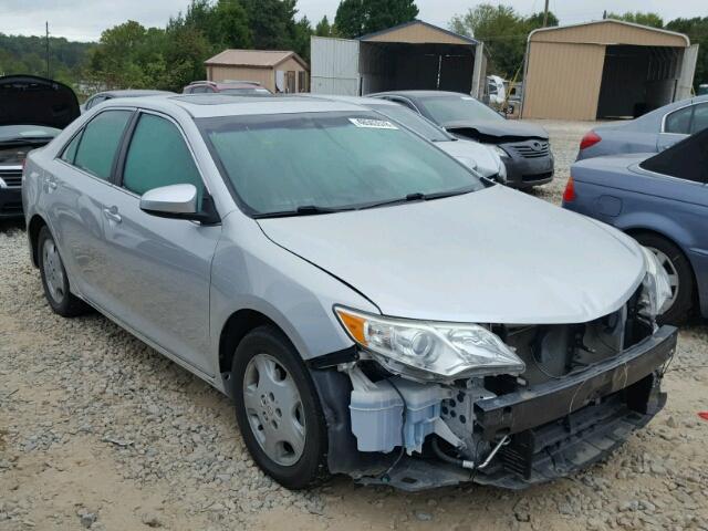 4T1BF1FK2CU591365 - 2012 TOYOTA CAMRY SILVER photo 1