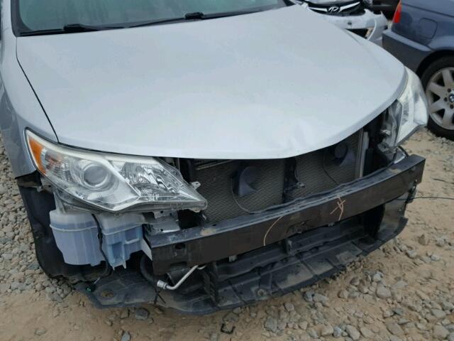 4T1BF1FK2CU591365 - 2012 TOYOTA CAMRY SILVER photo 9