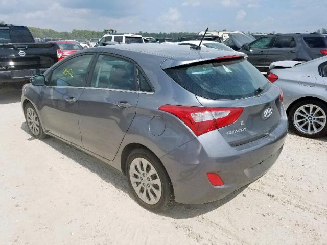 KMHD35LH5GU332201 - 2016 HYUNDAI ELANTRA GT GRAY photo 3