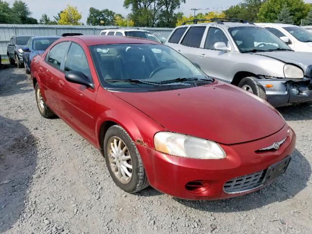 1C3EL46TX3N594579 - 2003 CHRYSLER SEBRING LX RED photo 1