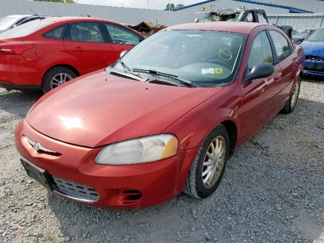 1C3EL46TX3N594579 - 2003 CHRYSLER SEBRING LX RED photo 2