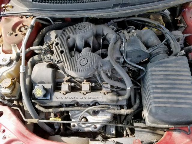 1C3EL46TX3N594579 - 2003 CHRYSLER SEBRING LX RED photo 7