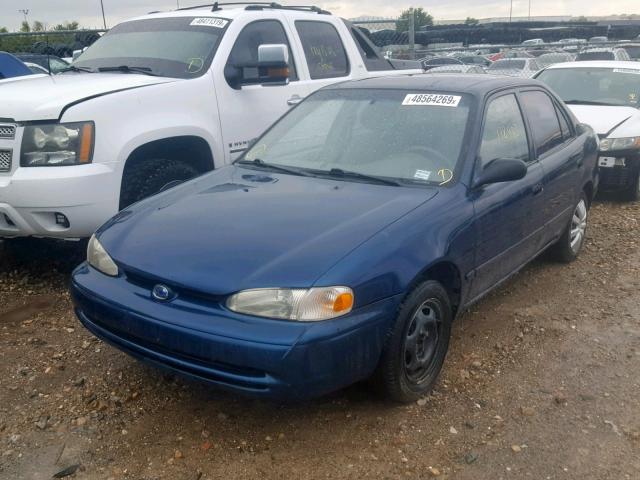 1Y1SK52891Z420738 - 2001 CHEVROLET GEO PRIZM 蓝色 照片 2