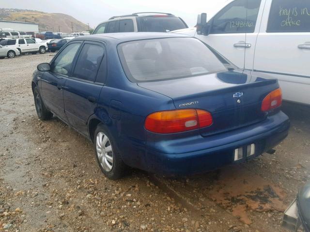 1Y1SK52891Z420738 - 2001 CHEVROLET GEO PRIZM 蓝色 照片 3