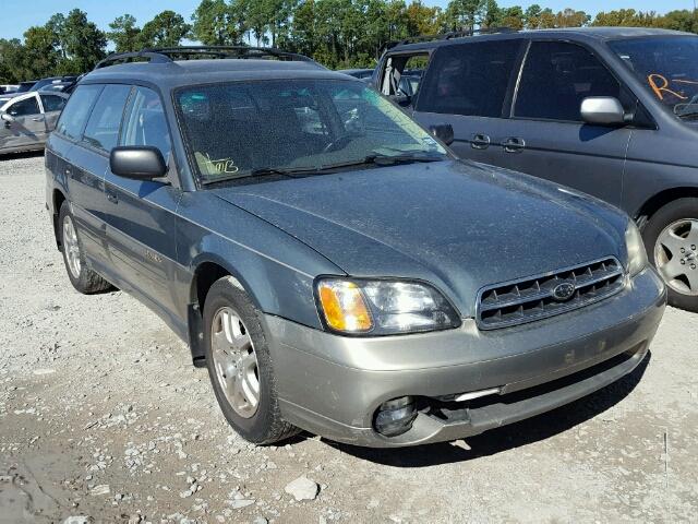 4S3BH665127654622 - 2002 SUBARU LEGACY OUT GREEN photo 1