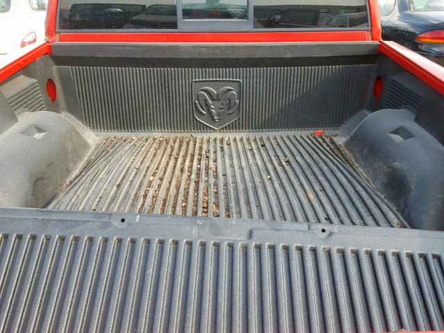 1B7GL2AN6YS746173 - 2000 DODGE DAKOTA QUA RED photo 9