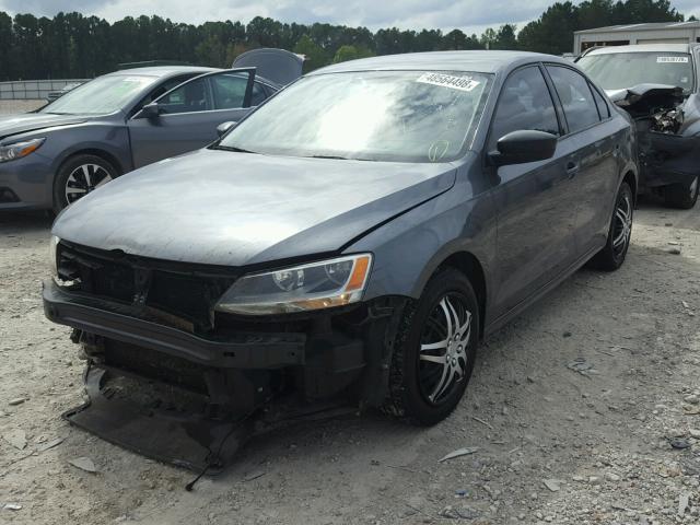 3VW2K7AJ2BM399400 - 2011 VOLKSWAGEN JETTA BASE Գրաֆիտ լուսանկար 2