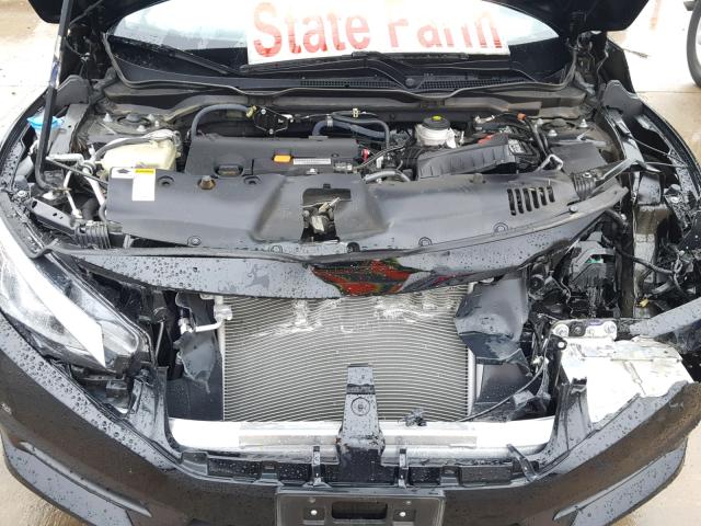 19XFC2F52JE012336 - 2018 HONDA CIVIC LX BLACK photo 7
