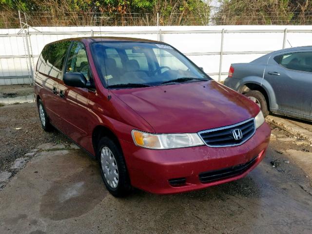 2HKRL18552H506952 - 2002 HONDA ODYSSEY LX RED photo 1