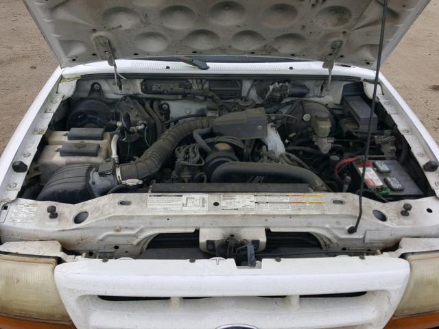 1FTYR10C1XPB86514 - 1999 FORD RANGER WHITE photo 7