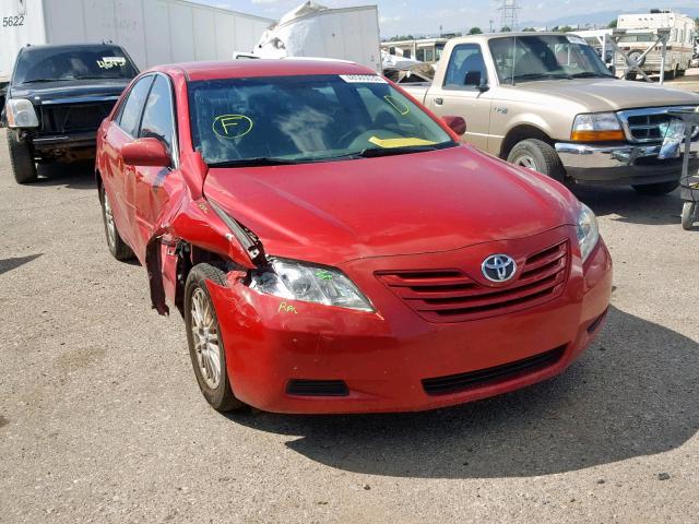 4T1BE46K37U149091 - 2007 TOYOTA CAMRY CE RED photo 1