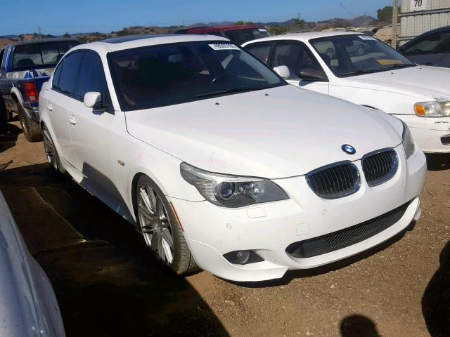 WBANW53589CT55290 - 2009 BMW 550 I WHITE photo 1