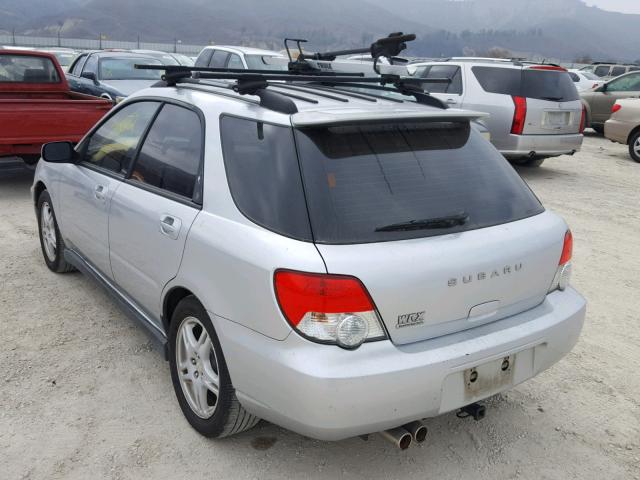 JF1GG29604G808669 - 2004 SUBARU IMPREZA WR SILVER photo 3