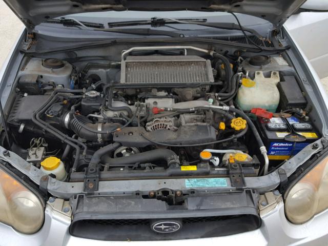 JF1GG29604G808669 - 2004 SUBARU IMPREZA WR SILVER photo 7