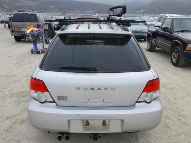 JF1GG29604G808669 - 2004 SUBARU IMPREZA WR SILVER photo 9