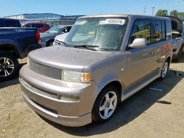 JTLKT324240169691 - 2004 TOYOTA SCION XB ნაცრისფერი ფოტო 2