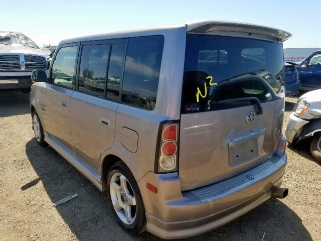 JTLKT324240169691 - 2004 TOYOTA SCION XB ნაცრისფერი ფოტო 3