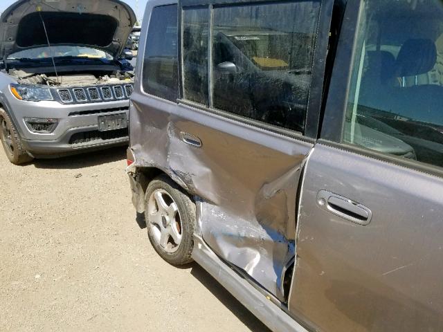 JTLKT324240169691 - 2004 TOYOTA SCION XB ნაცრისფერი ფოტო 9