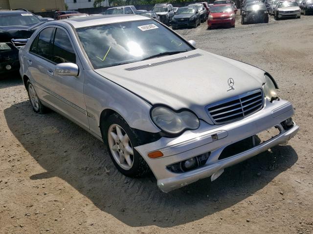 WDBRF61J83A400689 - 2003 MERCEDES-BENZ C 240 SILVER photo 1