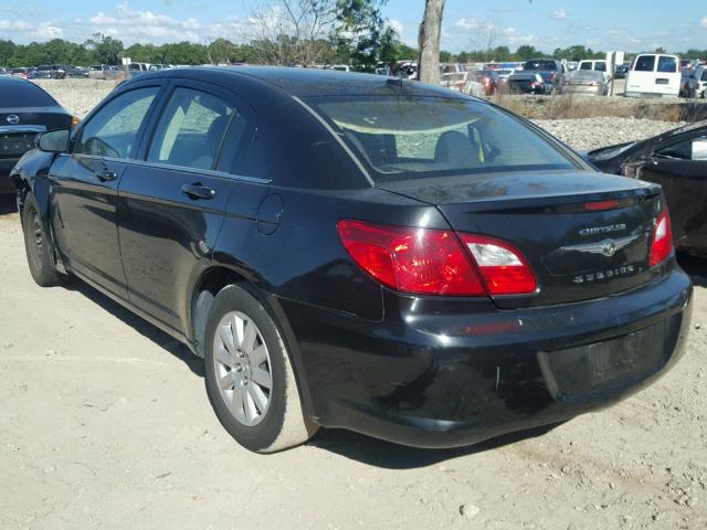 1C3LC46B19N513279 - 2009 CHRYSLER SEBRING LX BLACK photo 3