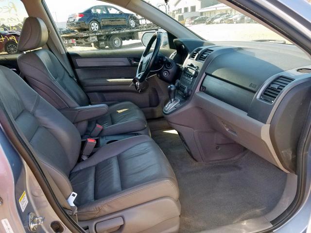 5J6RE48768L028598 - 2008 HONDA CR-V EXL BLUE photo 5