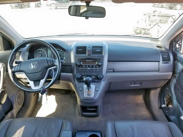 5J6RE48768L028598 - 2008 HONDA CR-V EXL BLUE photo 9