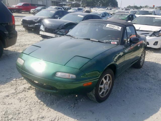 JM1NA3532V0721712 - 1997 MAZDA MX-5 MIATA GREEN photo 2