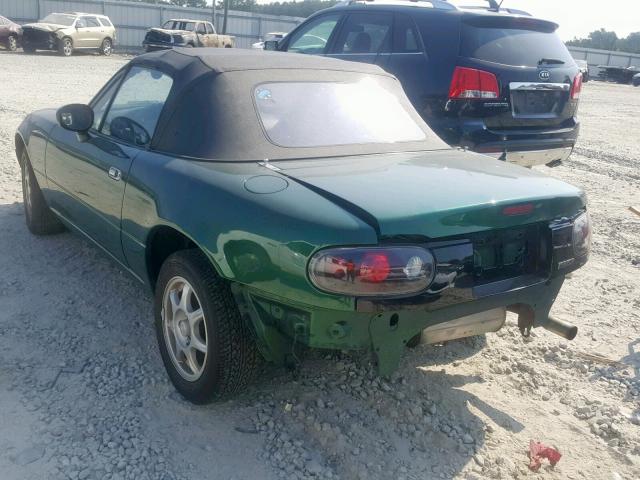 JM1NA3532V0721712 - 1997 MAZDA MX-5 MIATA GREEN photo 3