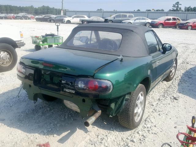 JM1NA3532V0721712 - 1997 MAZDA MX-5 MIATA GREEN photo 4