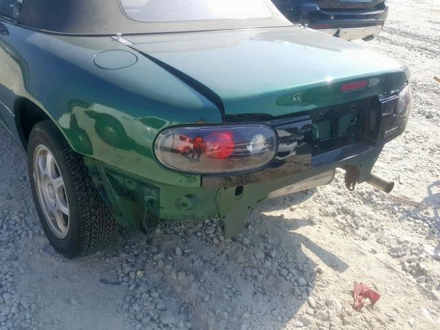 JM1NA3532V0721712 - 1997 MAZDA MX-5 MIATA GREEN photo 9