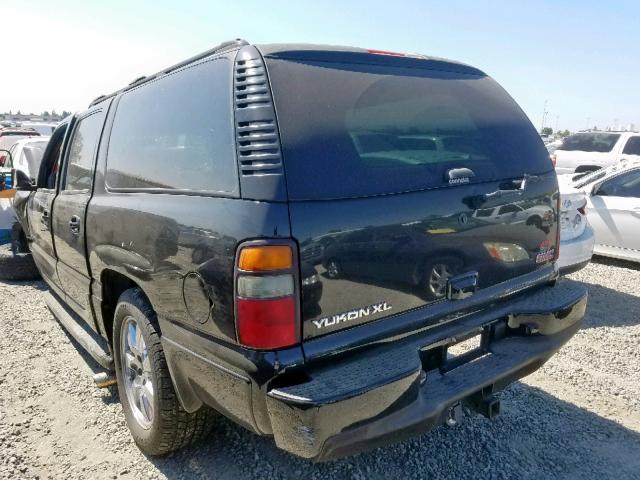 1GKFK66U26J175634 - 2006 GMC YUKON XL D BLACK photo 3