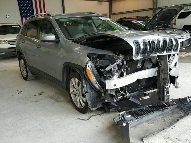 1C4PJLDB7GW272612 - 2016 JEEP CHEROKEE L GRAY photo 1