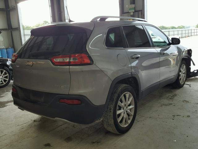 1C4PJLDB7GW272612 - 2016 JEEP CHEROKEE L GRAY photo 4