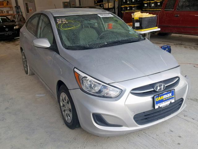 KMHCT4AE2HU273379 - 2017 HYUNDAI ACCENT SE SILVER photo 1