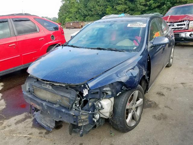 1G1ZC5EU0BF315512 - 2011 CHEVROLET MALIBU 1LT BLUE photo 2
