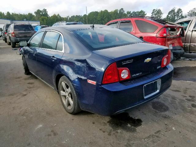 1G1ZC5EU0BF315512 - 2011 CHEVROLET MALIBU 1LT BLUE photo 3