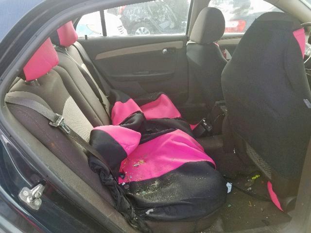 1G1ZC5EU0BF315512 - 2011 CHEVROLET MALIBU 1LT BLUE photo 6