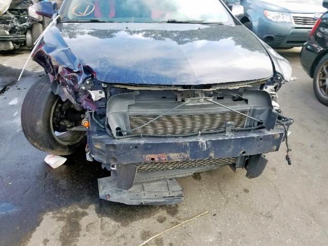 1G1ZC5EU0BF315512 - 2011 CHEVROLET MALIBU 1LT BLUE photo 9