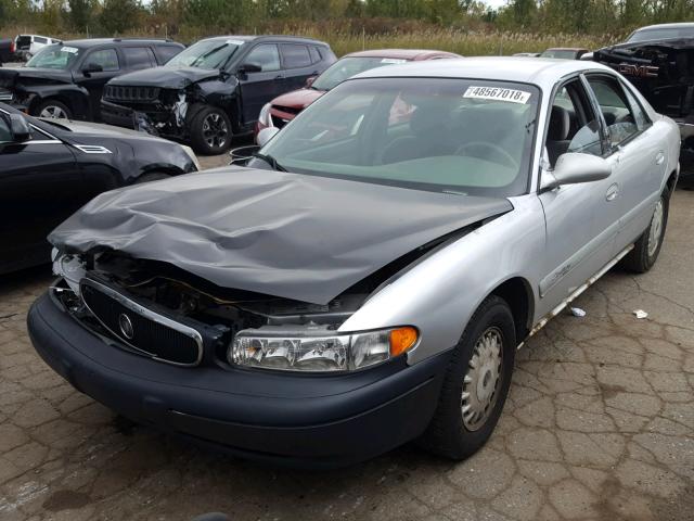 2G4WS52J3Y1333022 - 2000 BUICK CENTURY CU SILVER photo 2