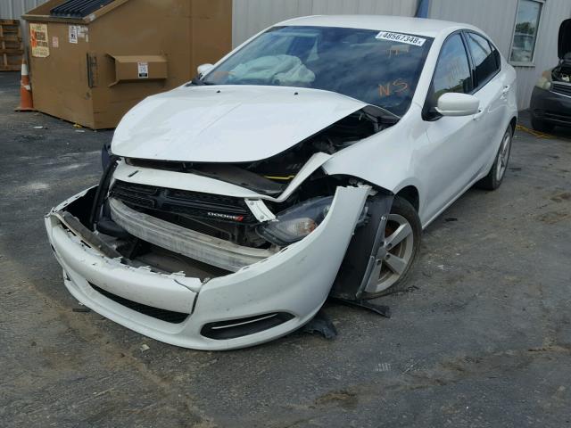 1C3CDFBB9FD330678 - 2015 DODGE DART SXT WHITE photo 2