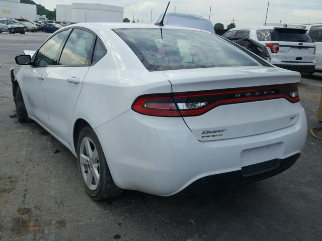 1C3CDFBB9FD330678 - 2015 DODGE DART SXT WHITE photo 3