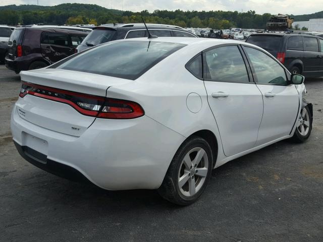 1C3CDFBB9FD330678 - 2015 DODGE DART SXT WHITE photo 4