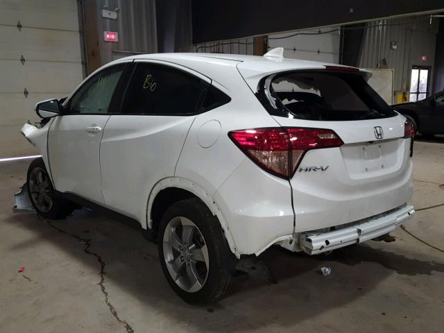 3CZRU6H56HM727113 - 2017 HONDA HR-V EX WHITE photo 3