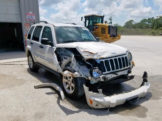 1J4GK58K57W640850 - 2007 JEEP LIBERTY LI WHITE photo 1