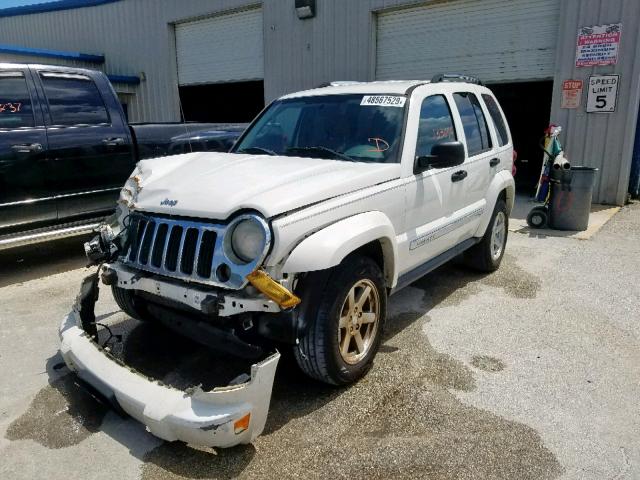 1J4GK58K57W640850 - 2007 JEEP LIBERTY LI WHITE photo 2