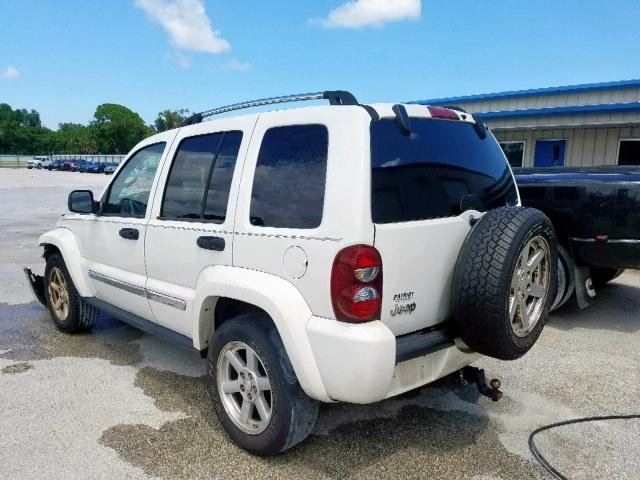 1J4GK58K57W640850 - 2007 JEEP LIBERTY LI WHITE photo 3