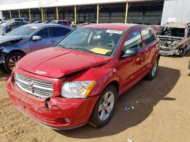 1C3CDWDA0CD535953 - 2012 DODGE CALIBER SX RED photo 2