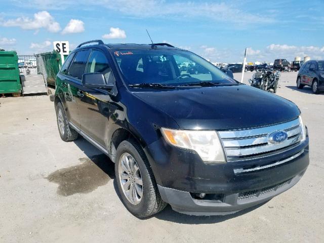 2FMDK38C98BA33516 - 2008 FORD EDGE SEL BLACK photo 1