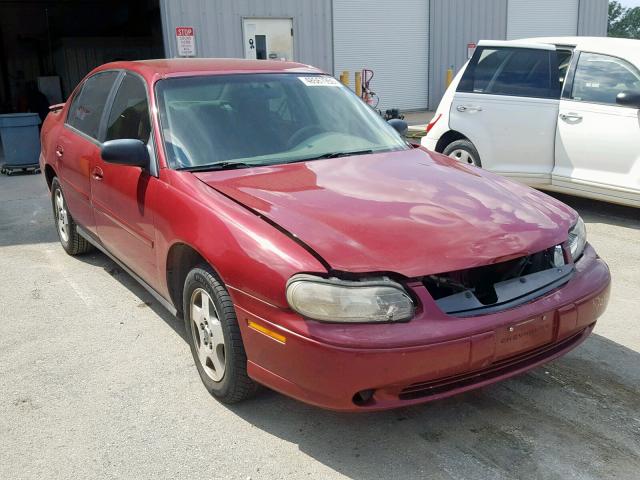 1G1ND52F44M640759 - 2004 CHEVROLET CLASSIC MAROON photo 1