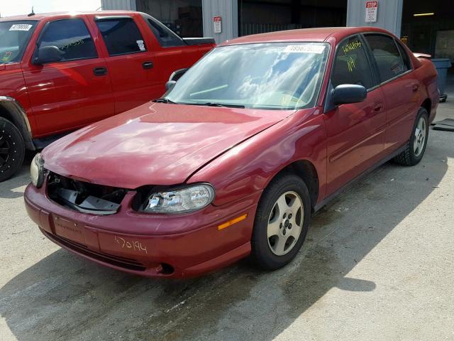 1G1ND52F44M640759 - 2004 CHEVROLET CLASSIC MAROON photo 2